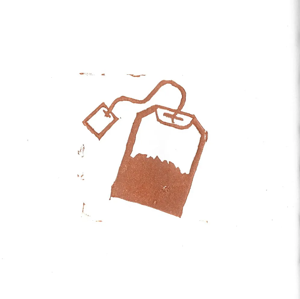Tea Bag stamp print
