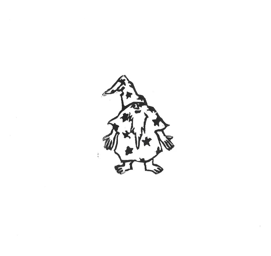 Wizard stamp print