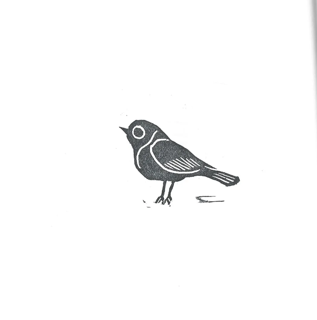 Bird stamp print