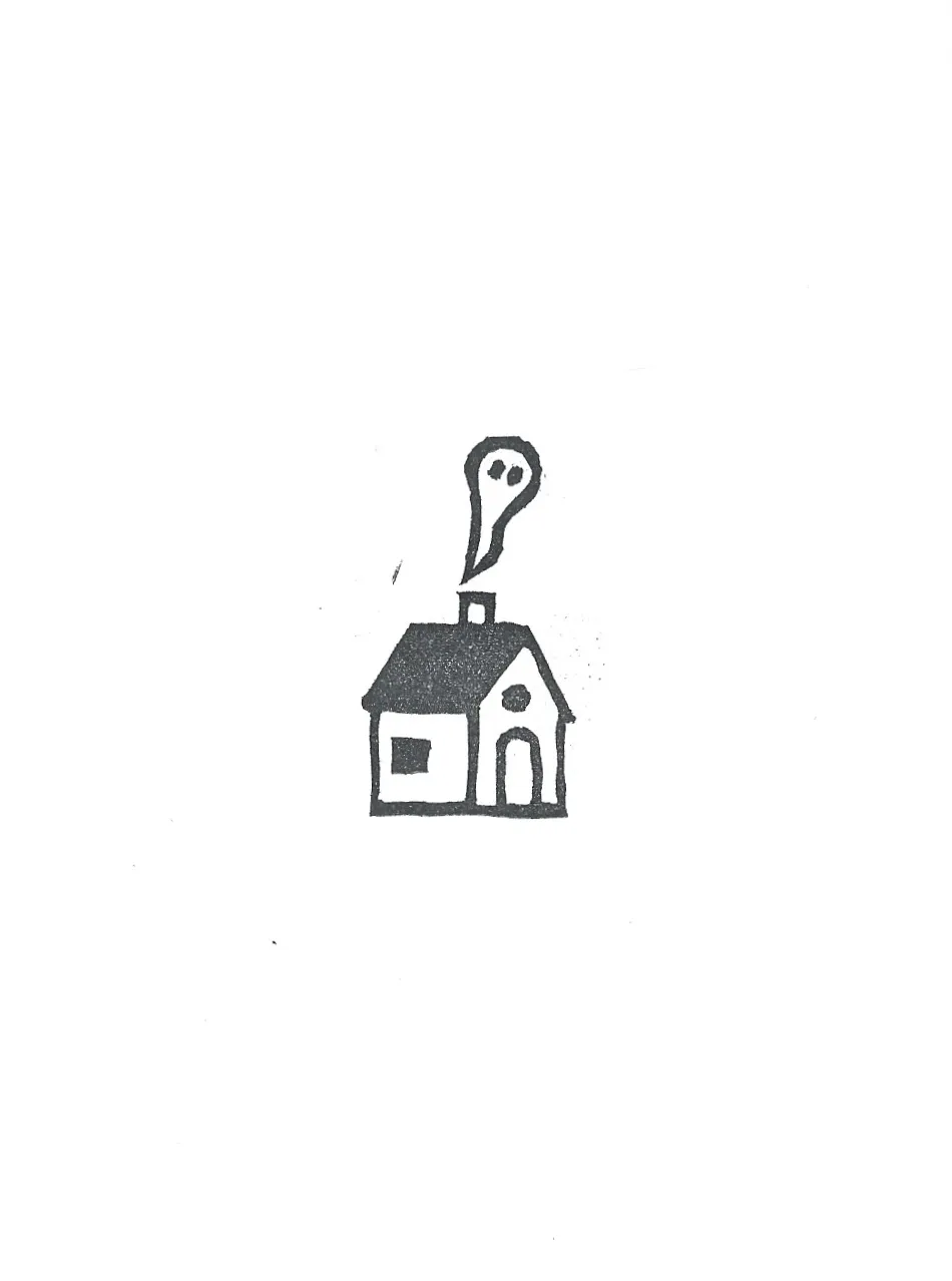House stamp print