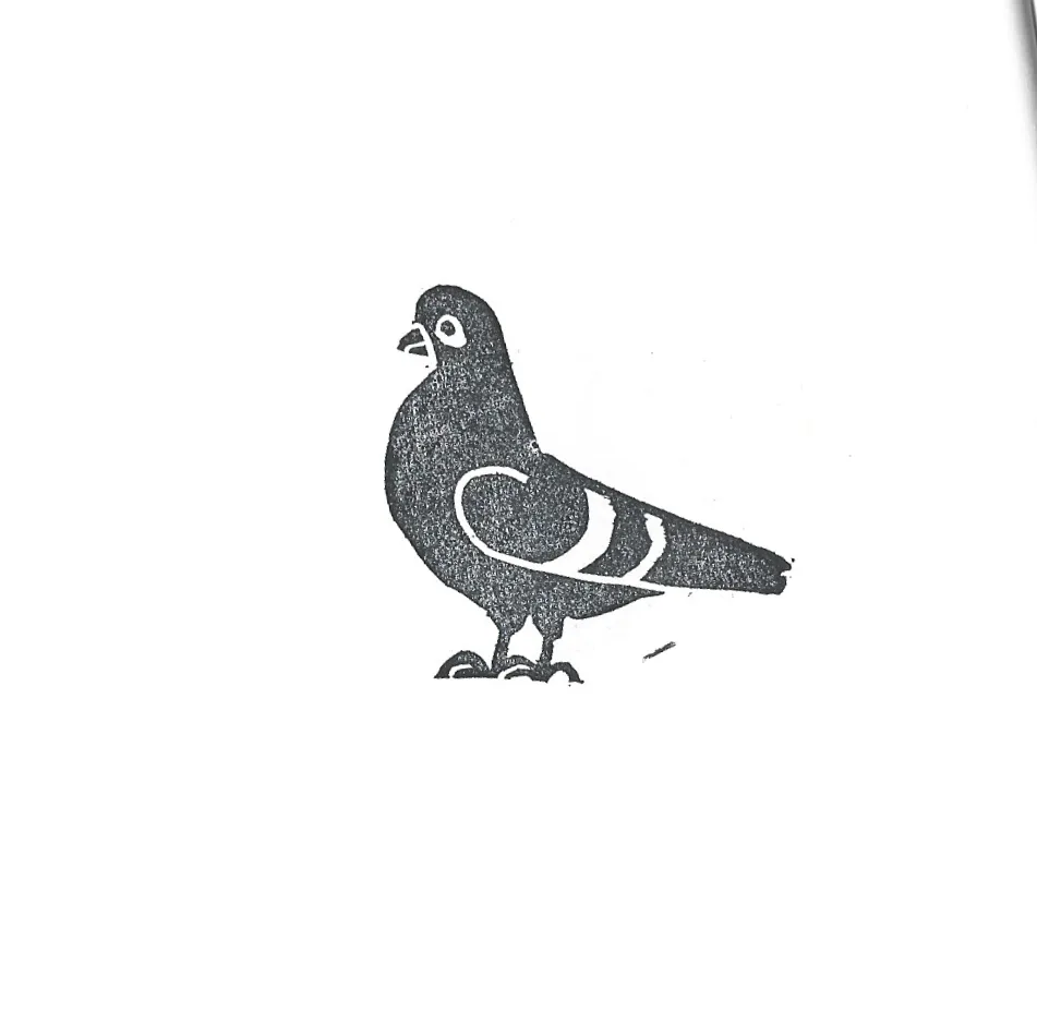 Pigion stamp print