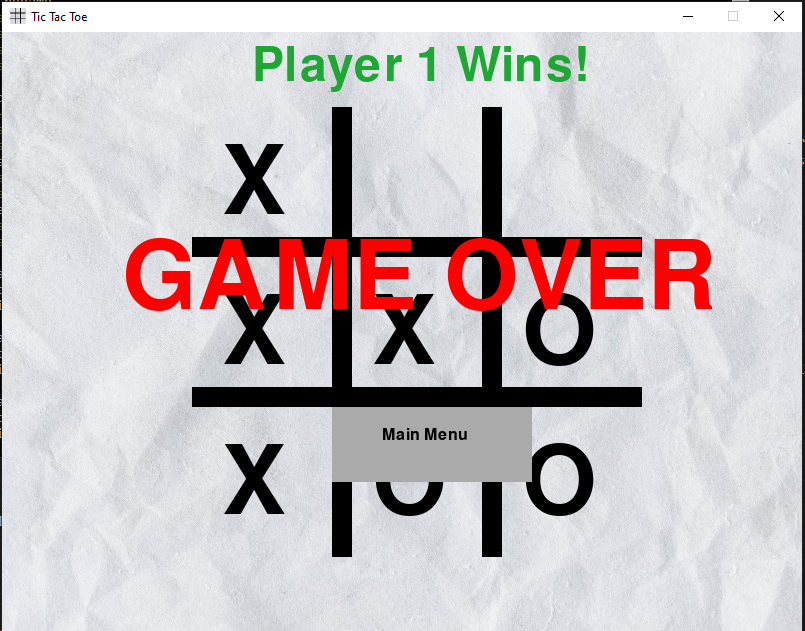 Win screen